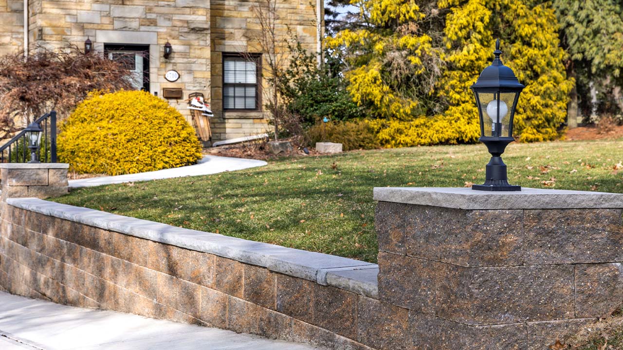 Retaining wall construction Mt Lebanon